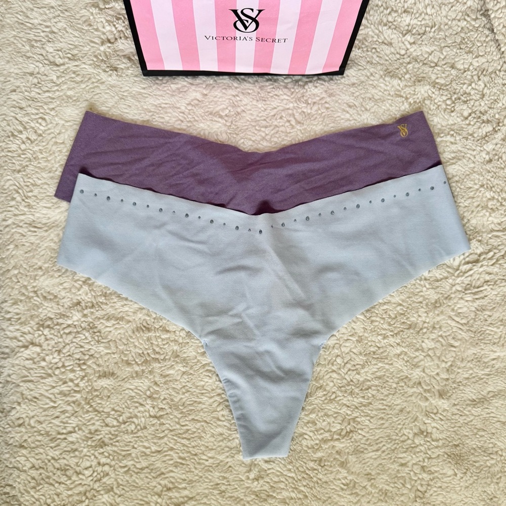 NWT Victoria’s Secret No Show Thong Duo Size XL